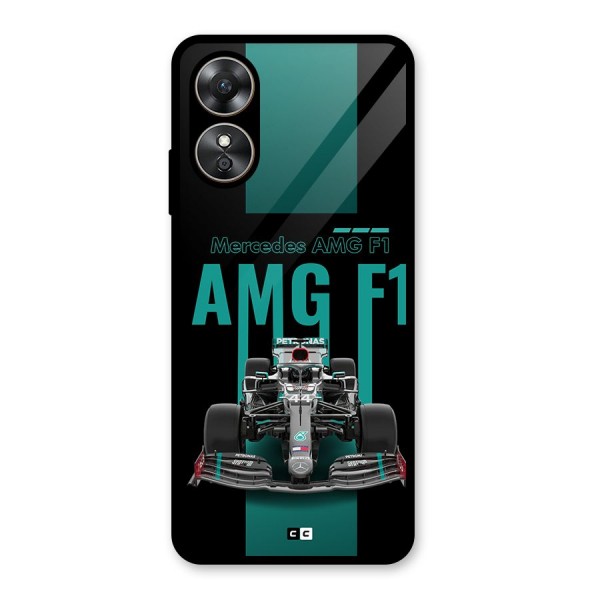 Brisk Car Glass Back Case for Oppo A17