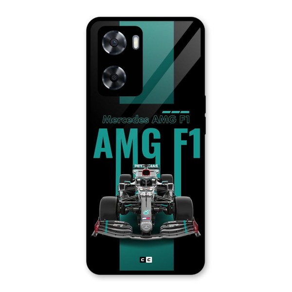 Brisk Car Glass Back Case for Oppo A57 2022