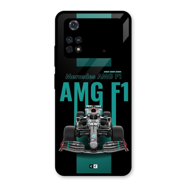 Brisk Car Glass Back Case for Poco M4 Pro 4G