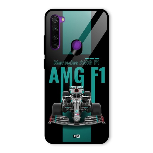 Brisk Car Glass Back Case for Redmi Note 8