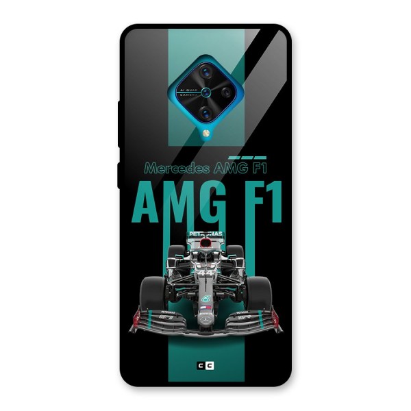 Brisk Car Glass Back Case for Vivo S1 Pro