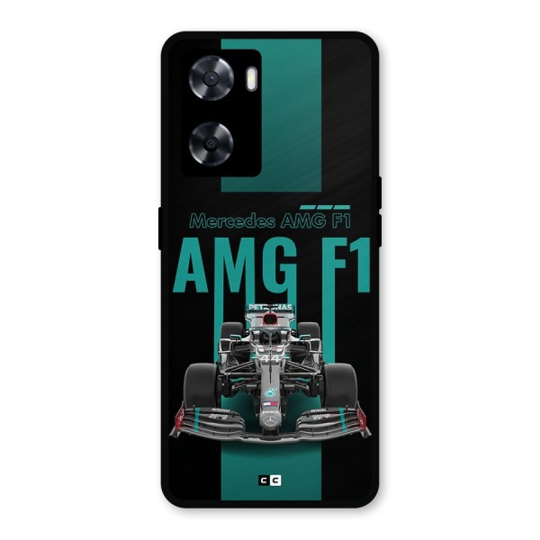 Brisk Car Metal Back Case for Oppo A57 2022