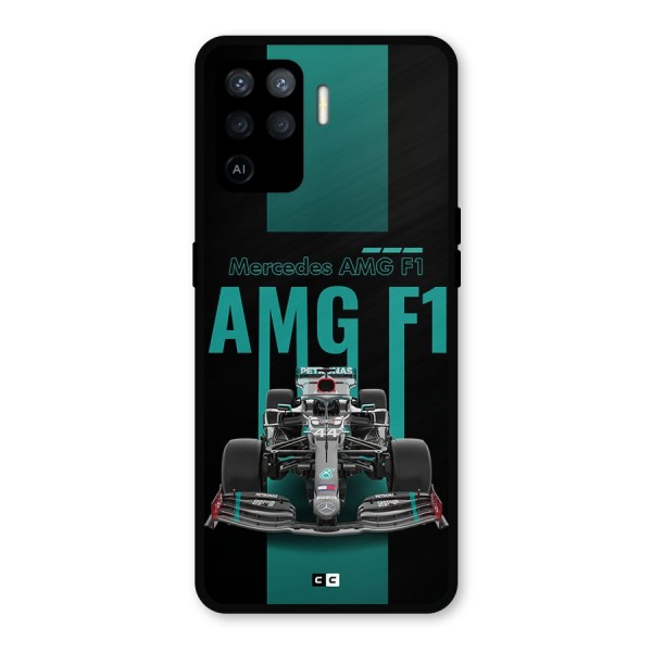 Brisk Car Metal Back Case for Oppo F19 Pro
