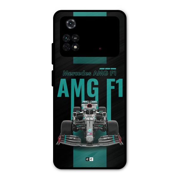 Brisk Car Metal Back Case for Poco M4 Pro 4G