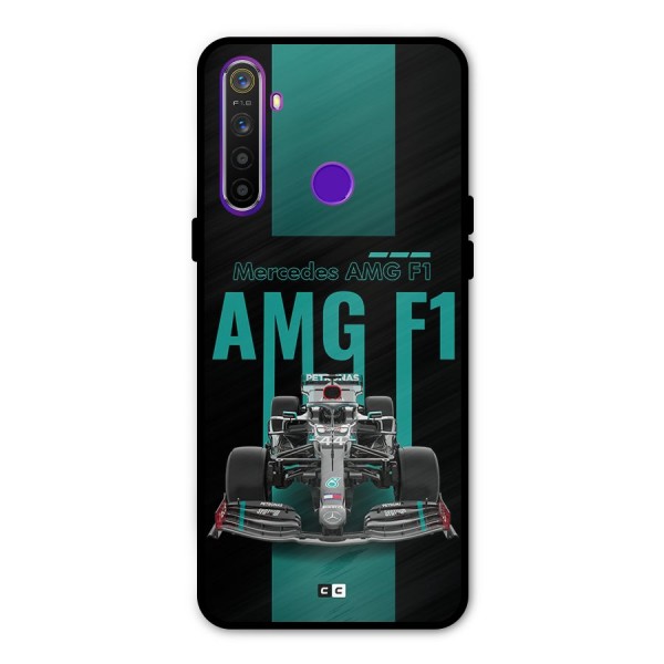 Brisk Car Metal Back Case for Realme 5