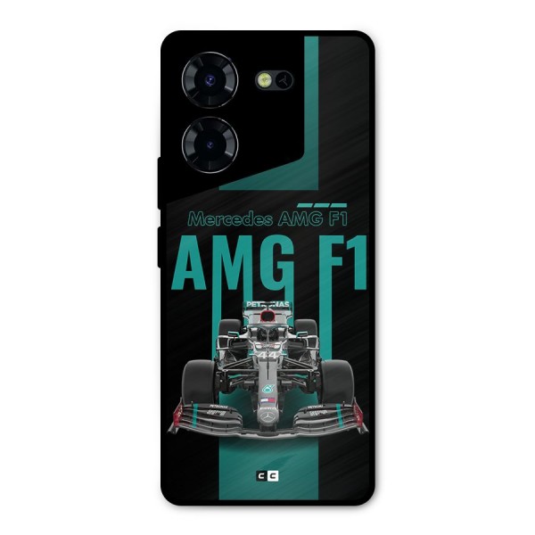 Brisk Car Metal Back Case for Tecno Pova 5 Pro 5G