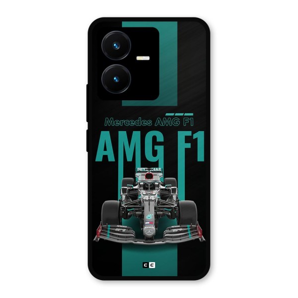 Brisk Car Metal Back Case for Vivo Y22