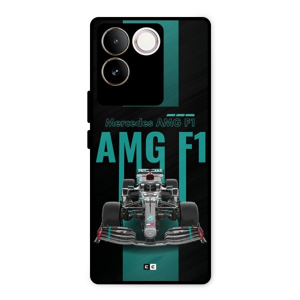 Brisk Car Metal Back Case for iQOO Z7 Pro