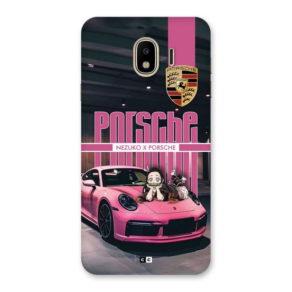 Bubble Race Car Back Case for Galaxy J4