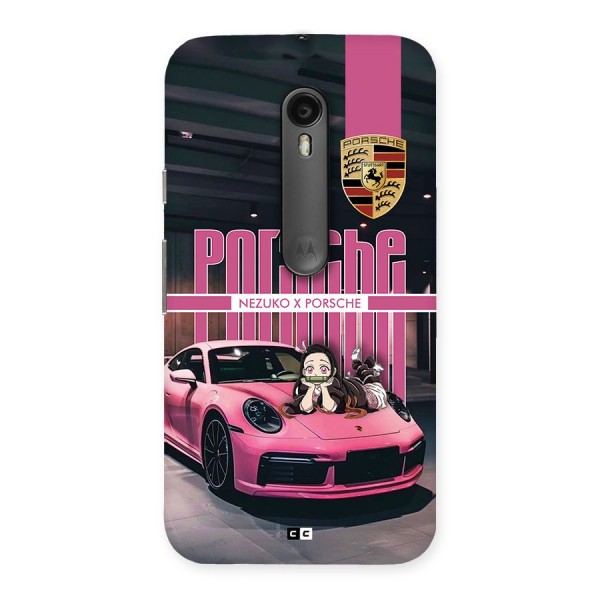 Bubble Race Car Back Case for Moto G3