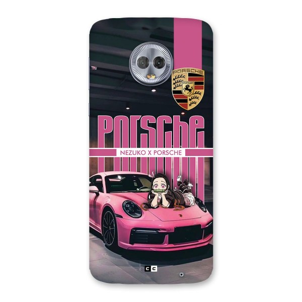 Bubble Race Car Back Case for Moto G6 Plus