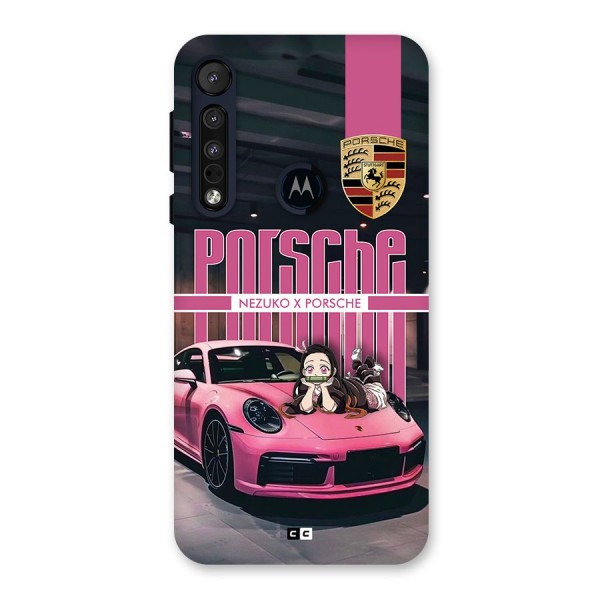 Bubble Race Car Back Case for Motorola One Macro