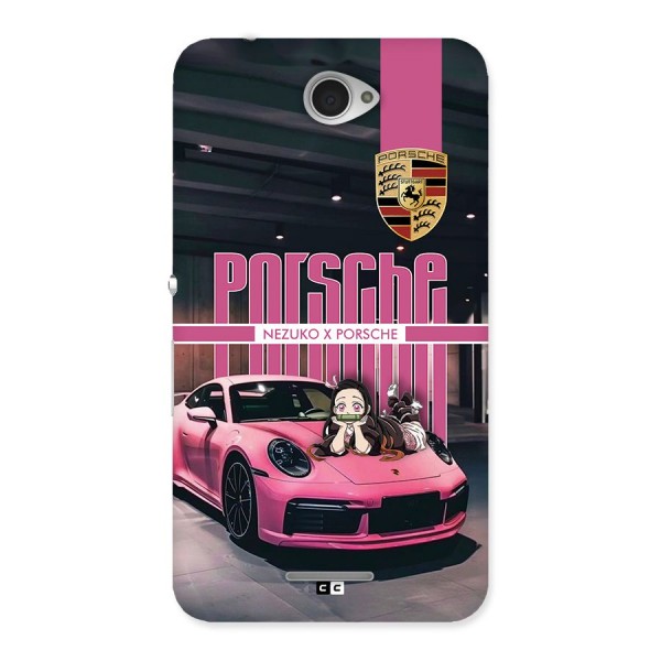 Bubble Race Car Back Case for Xperia E4