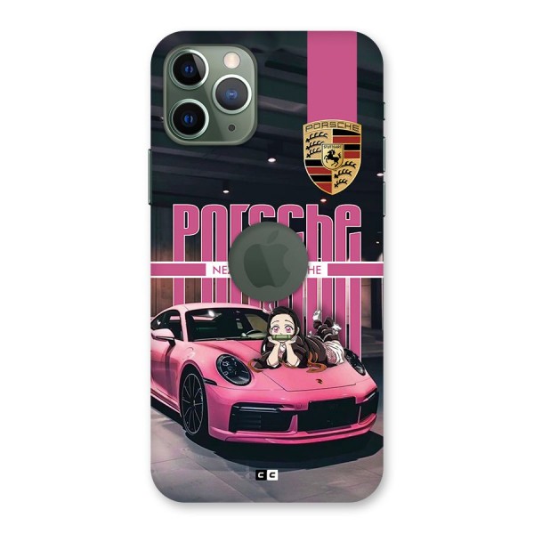 Bubble Race Car Back Case for iPhone 11 Pro Logo Cut