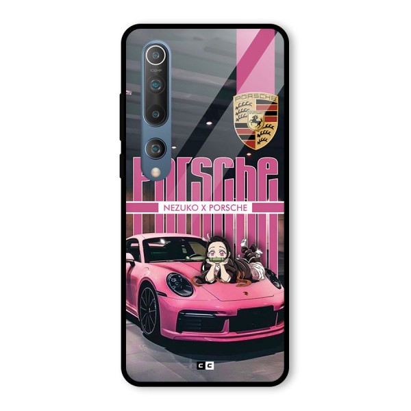 Bubble Race Car Glass Back Case for Mi 10
