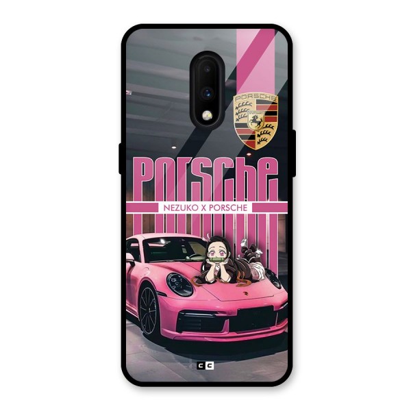 Bubble Race Car Glass Back Case for OnePlus 7
