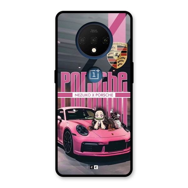 Bubble Race Car Glass Back Case for OnePlus 7T