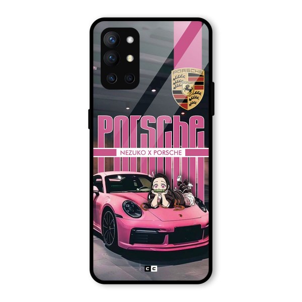 Bubble Race Car Glass Back Case for OnePlus 9R