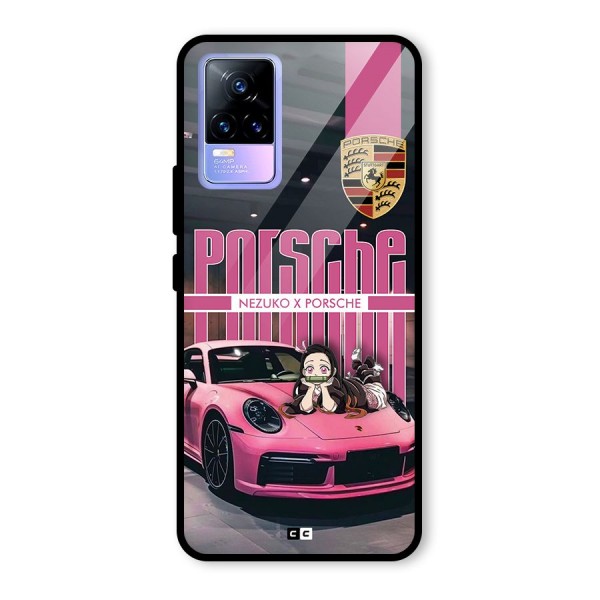 Bubble Race Car Glass Back Case for Vivo Y73