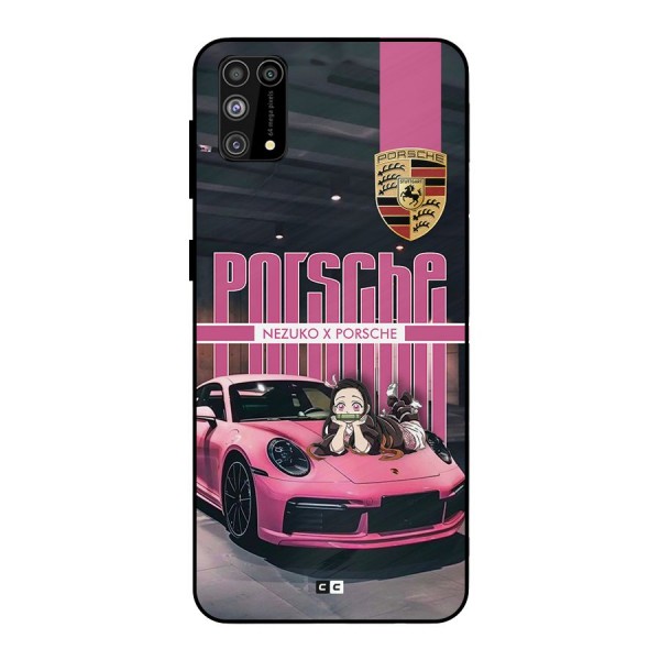 Bubble Race Car Metal Back Case for Galaxy F41
