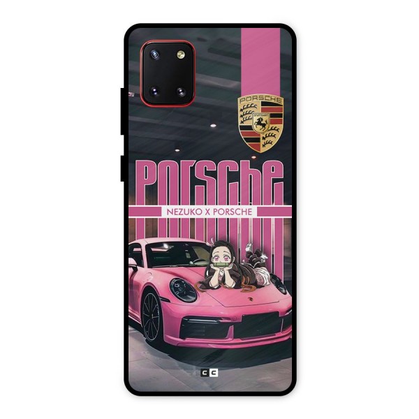 Bubble Race Car Metal Back Case for Galaxy Note 10 Lite
