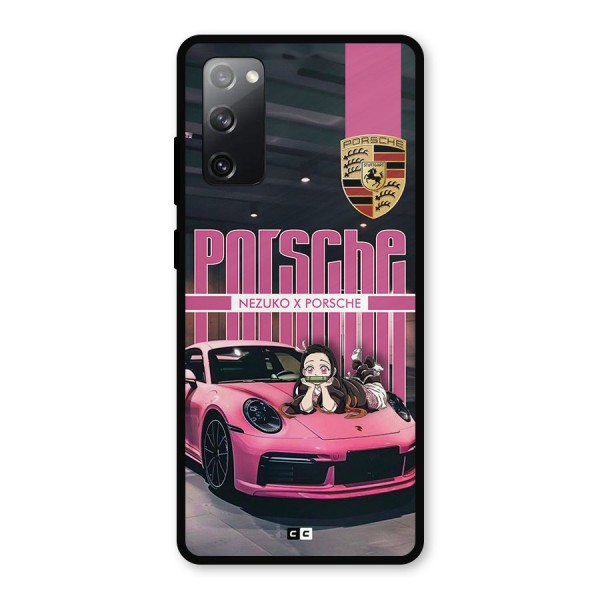 Bubble Race Car Metal Back Case for Galaxy S20 FE 5G