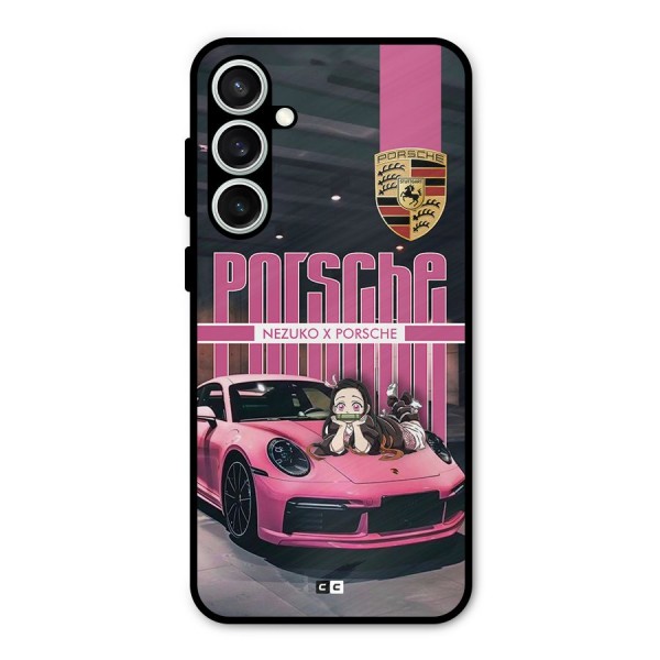 Bubble Race Car Metal Back Case for Galaxy S23 FE