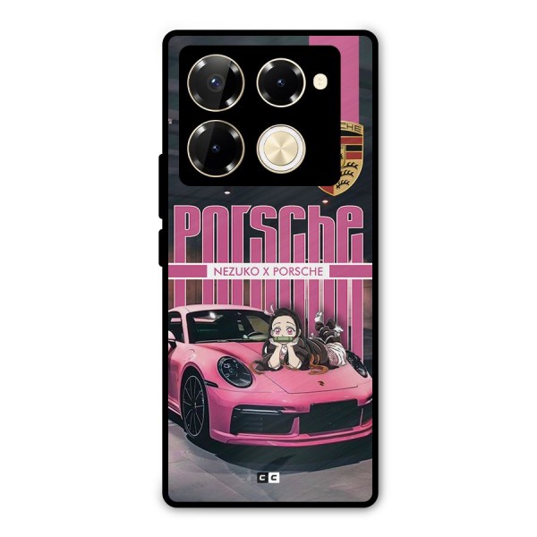 Bubble Race Car Metal Back Case for Infinix Note 40 Pro Plus
