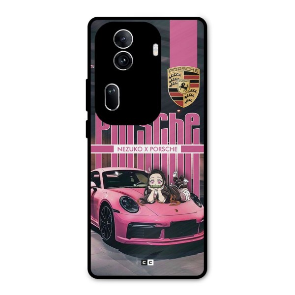 Bubble Race Car Metal Back Case for Oppo Reno11 Pro 5G