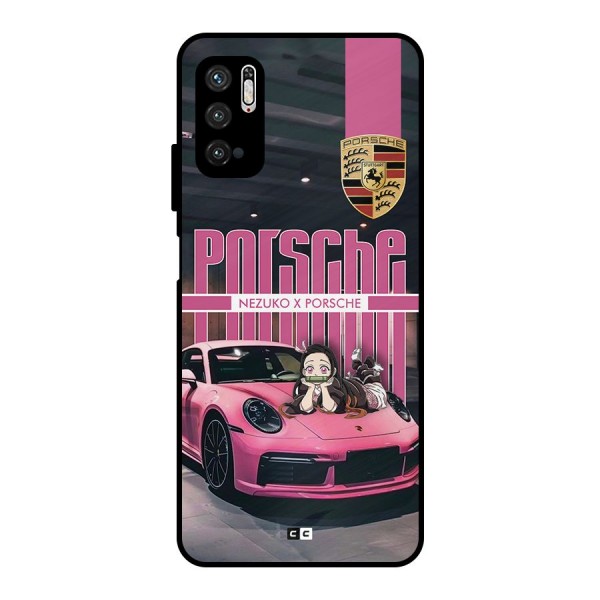 Bubble Race Car Metal Back Case for Poco M3 Pro 5G