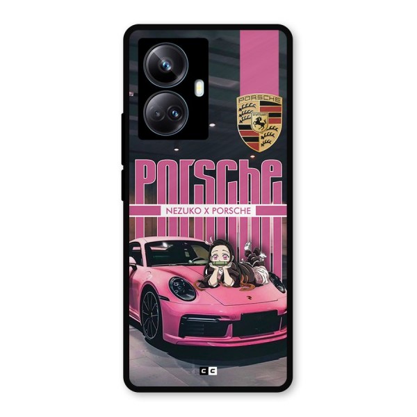 Bubble Race Car Metal Back Case for Realme 10 Pro Plus