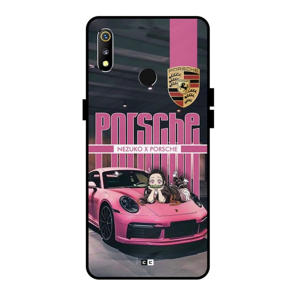 Bubble Race Car Metal Back Case for Realme 3