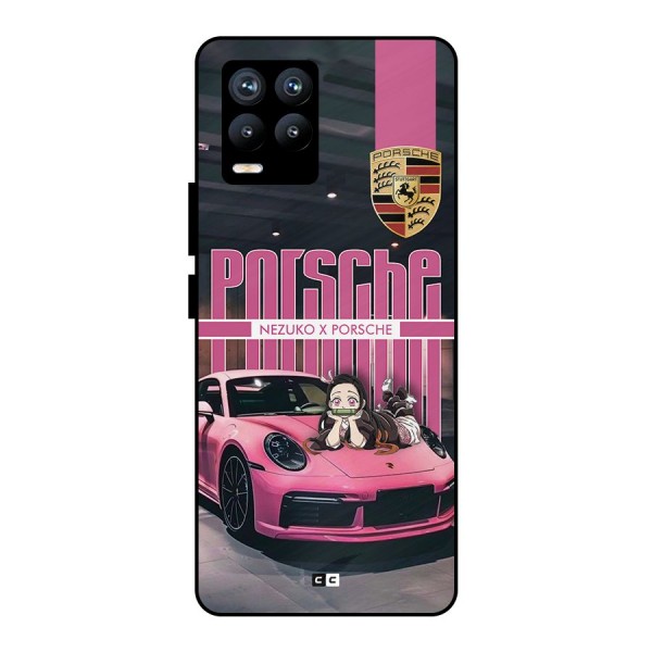 Bubble Race Car Metal Back Case for Realme 8 Pro