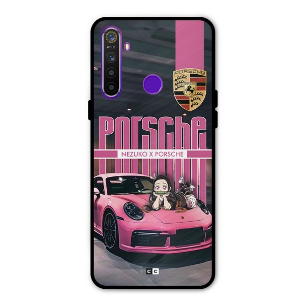 Bubble Race Car Metal Back Case for Realme Narzo 10