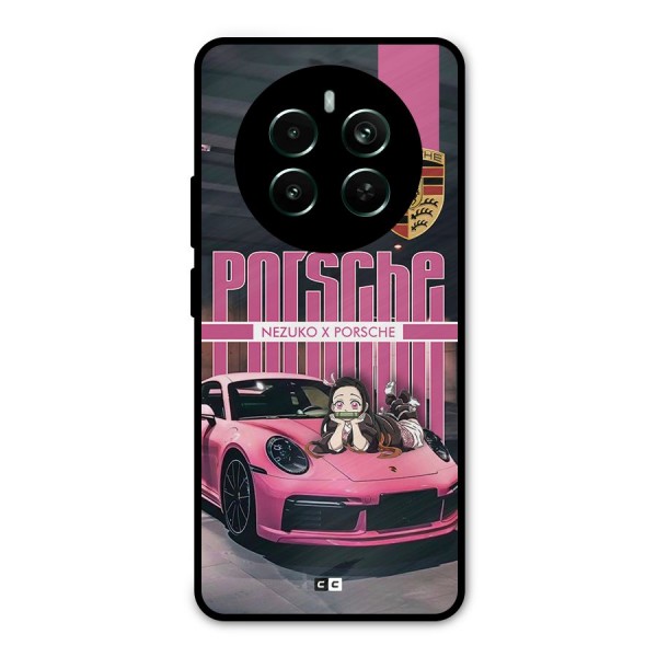 Bubble Race Car Metal Back Case for Realme Narzo 70 Pro