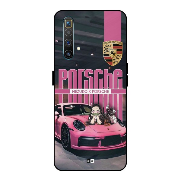 Bubble Race Car Metal Back Case for Realme X3