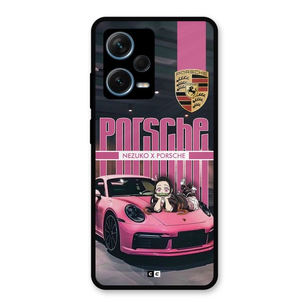 Bubble Race Car Metal Back Case for Redmi Note 12 Pro Plus 5G