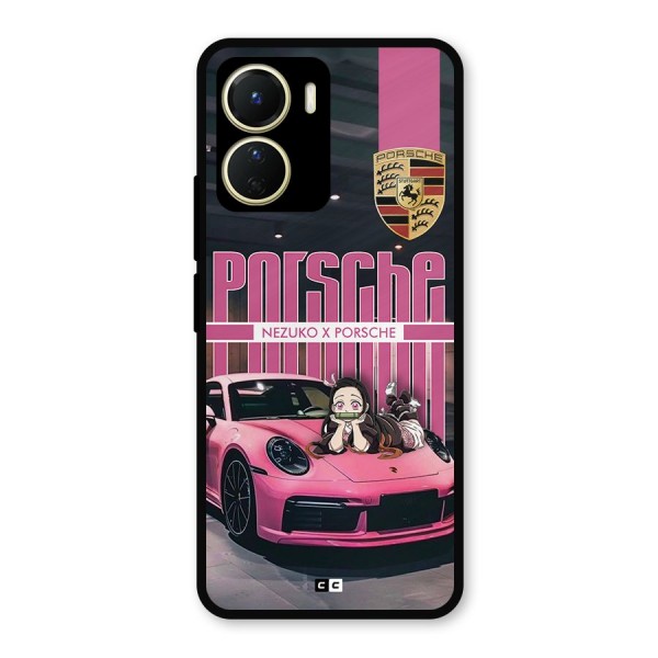 Bubble Race Car Metal Back Case for Vivo Y16