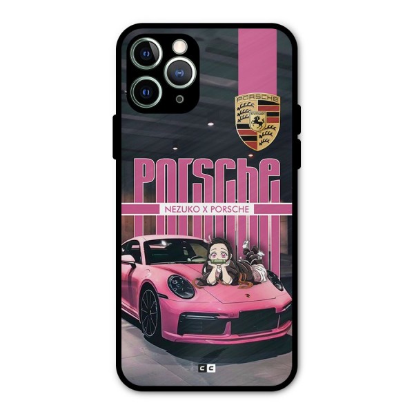 Bubble Race Car Metal Back Case for iPhone 11 Pro Max