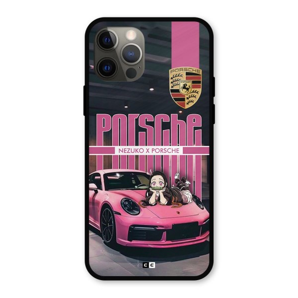 Bubble Race Car Metal Back Case for iPhone 12 Pro