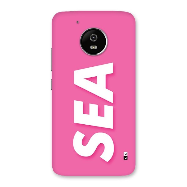 Bubble Sea Back Case for Moto G5