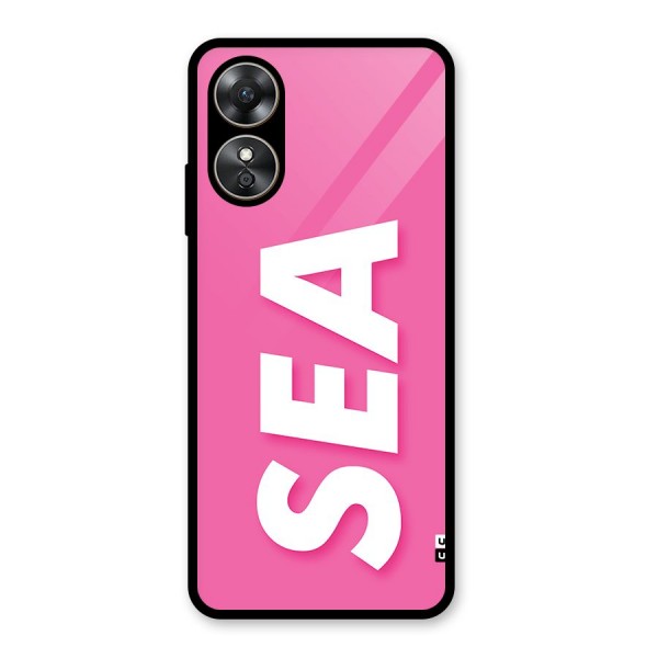 Bubble Sea Glass Back Case for Oppo A17