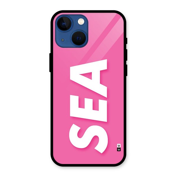 Bubble Sea Glass Back Case for iPhone 13 Mini