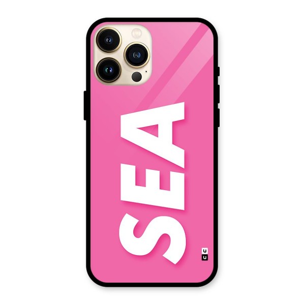 Bubble Sea Glass Back Case for iPhone 13 Pro Max