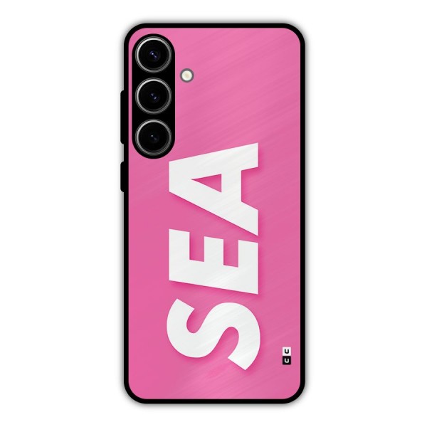 Bubble Sea Metal Back Case for Galaxy S24 Plus