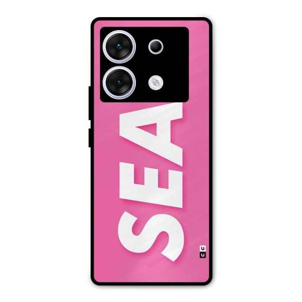 Bubble Sea Metal Back Case for Infinix Zero 30 5G