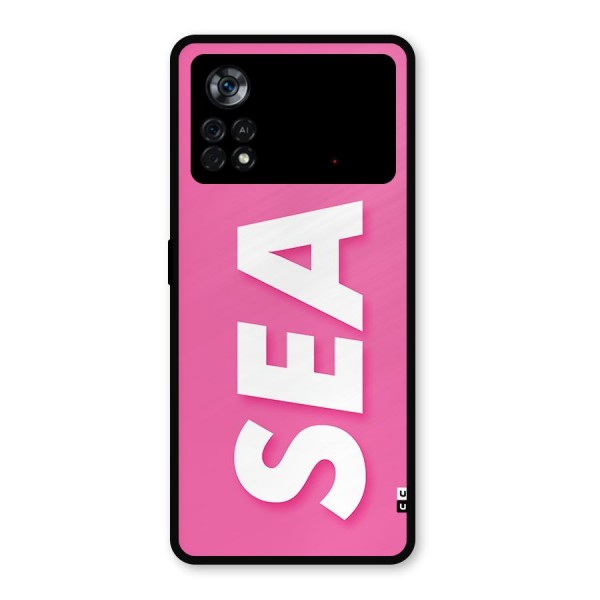 Bubble Sea Metal Back Case for Poco X4 Pro 5G