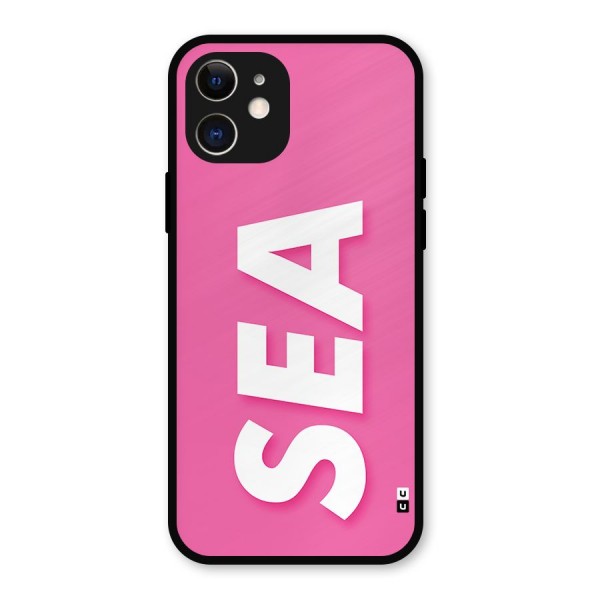 Bubble Sea Metal Back Case for iPhone 12