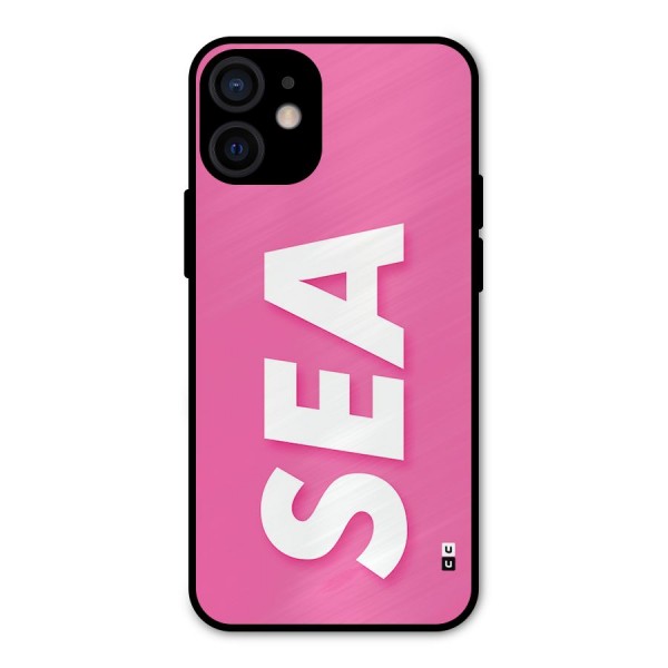 Bubble Sea Metal Back Case for iPhone 12 Mini