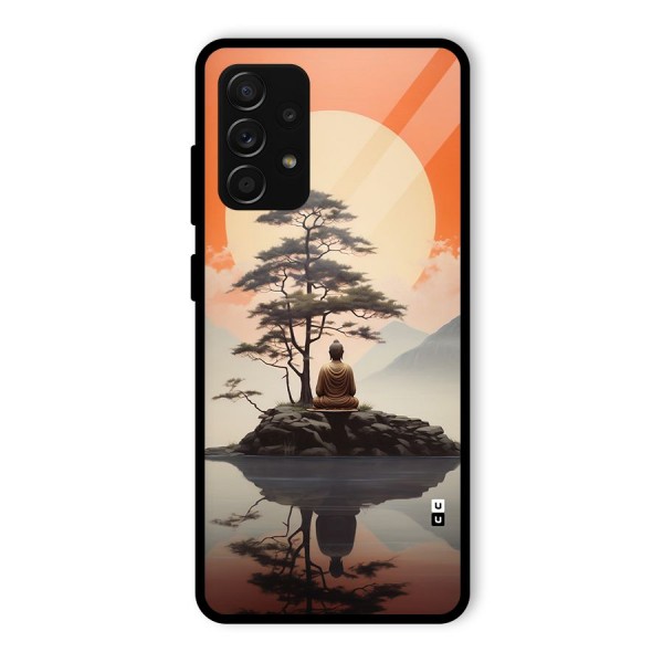 Buddha Nature Glass Back Case for Galaxy A53 5G